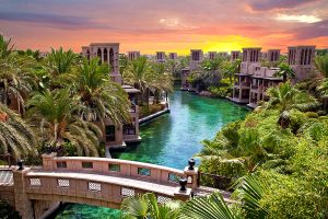 Künstlicher Fluss in Dubai