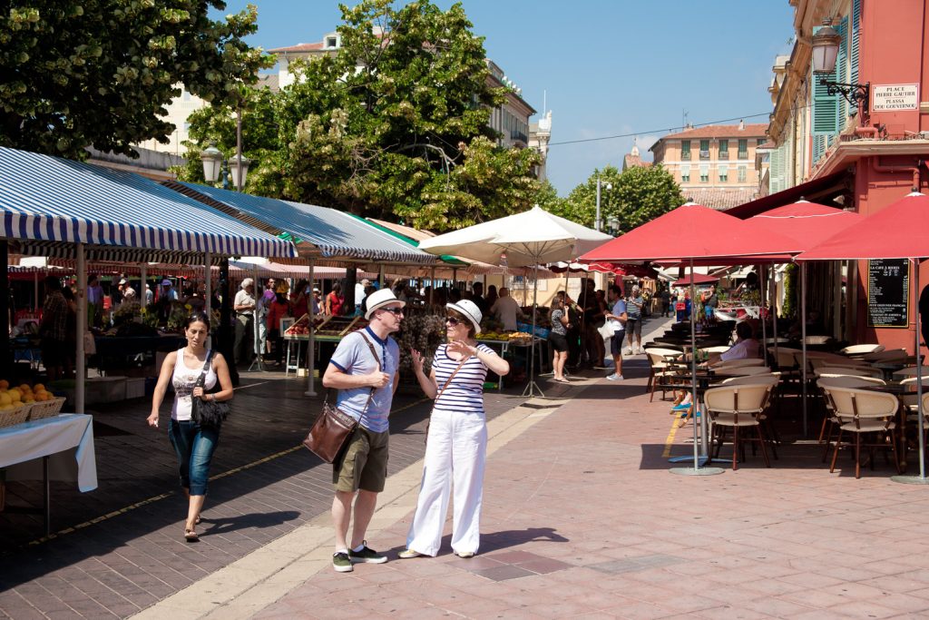 Marktplatz in Nizza