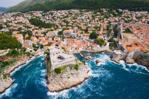 Blick auf die Festung Festung Lovrijenac in Dubrovnik