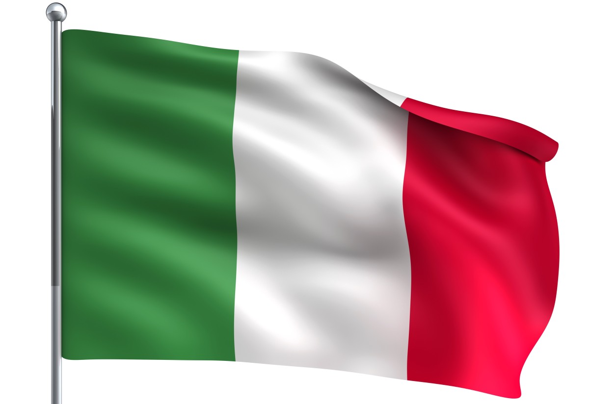 Die italienische Nationalflagge