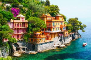 Villen mit Meeresblick in der Nähe von Portofino