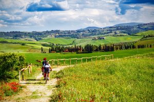 Wanderweg in der Toskana