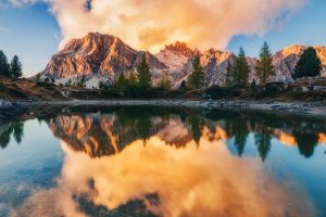 Limides-See in den italienischen Dolomiten