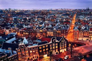 Amsterdam in der Nacht