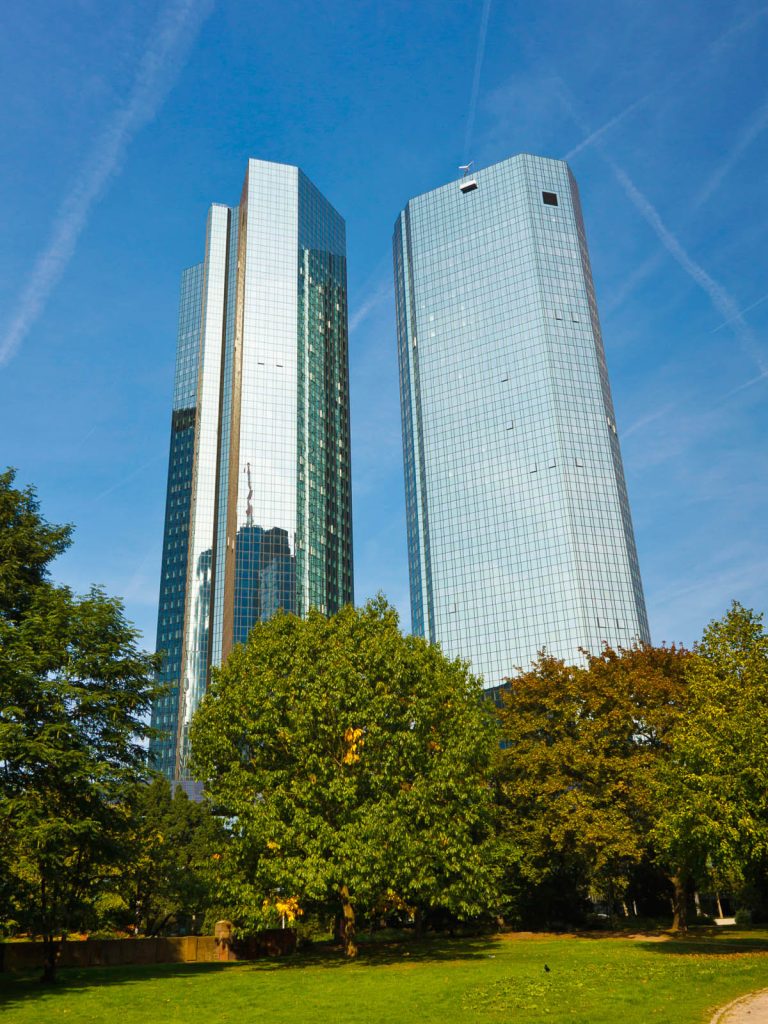 Deutsche Bank Towers in Ftrankfurt am Main