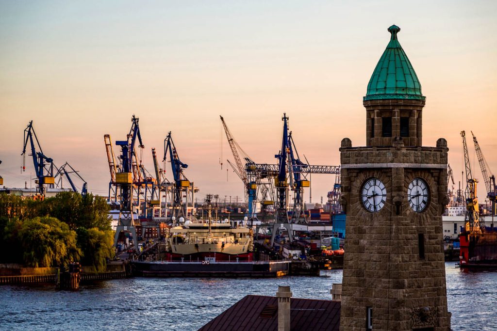 Hafenanlagen in Hamburg