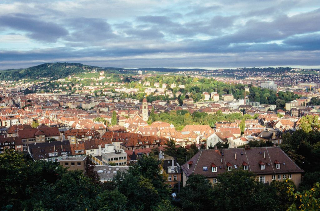 Blick über Stuttgart - Panorama