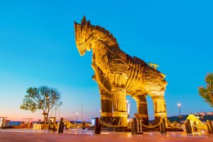 Trojanisches Pferd in Canakkale