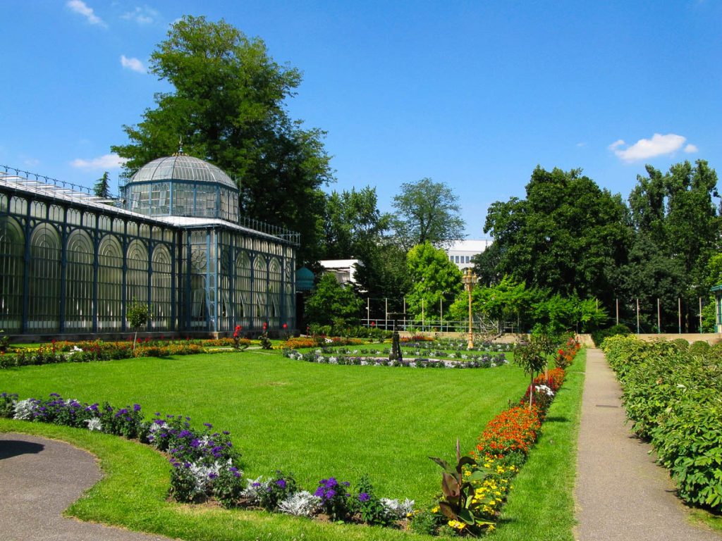 Gartenanlage im Zoo in Stuttgart