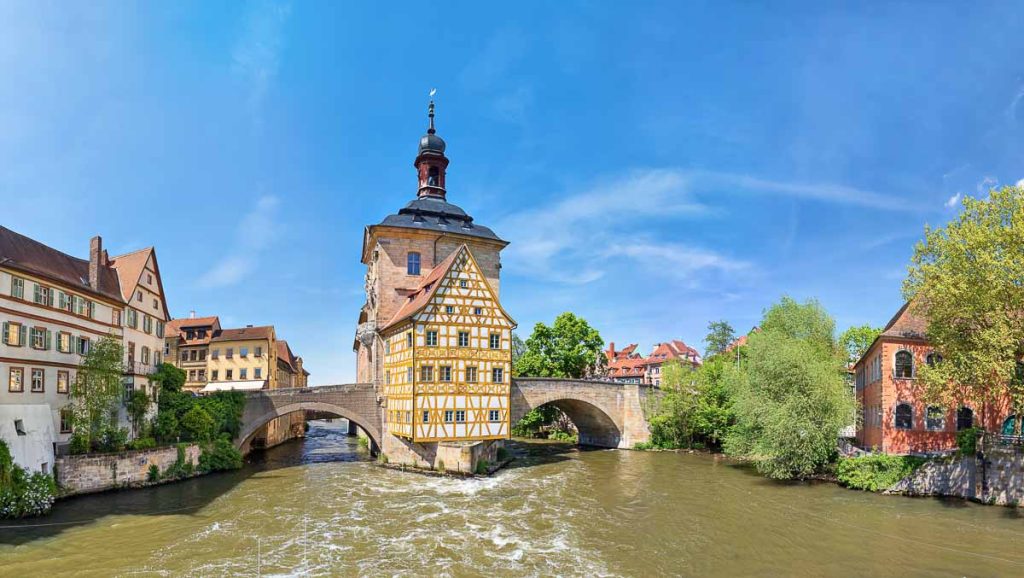 Altes Rathaus in Bamberg, Bayern