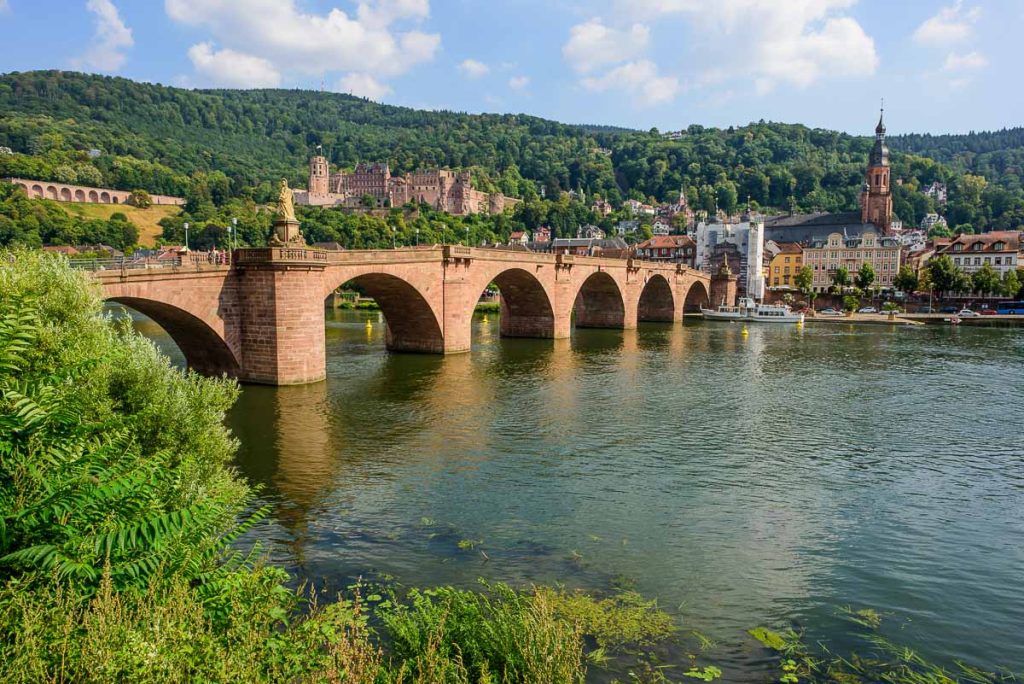 Heidelberg: Karl Theodor über den Neckar