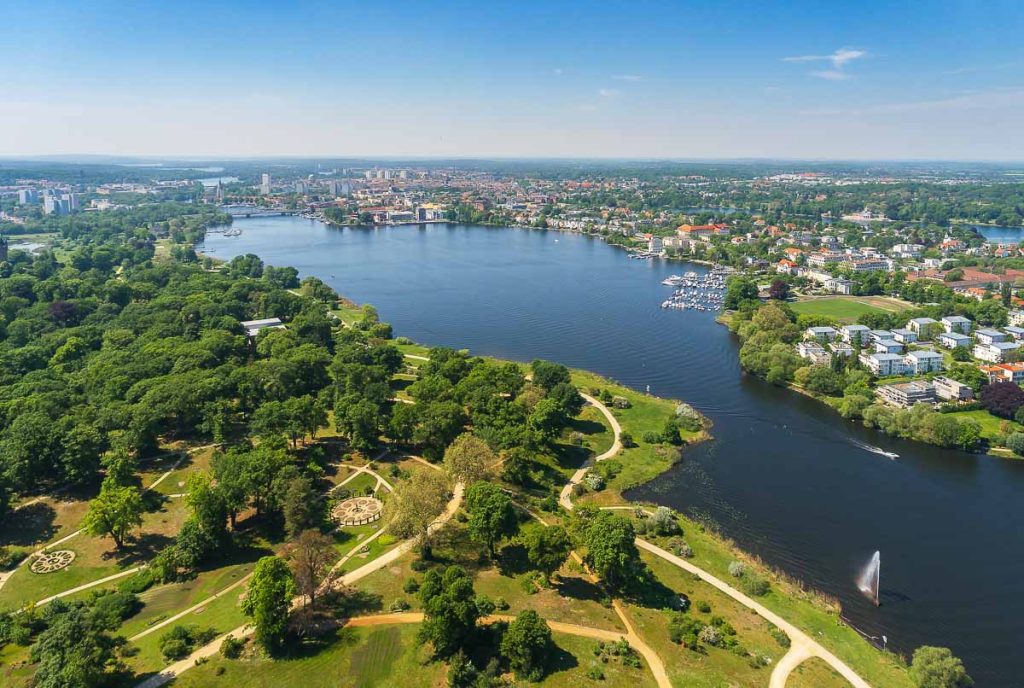 Blick über Potsdam und Umgebung